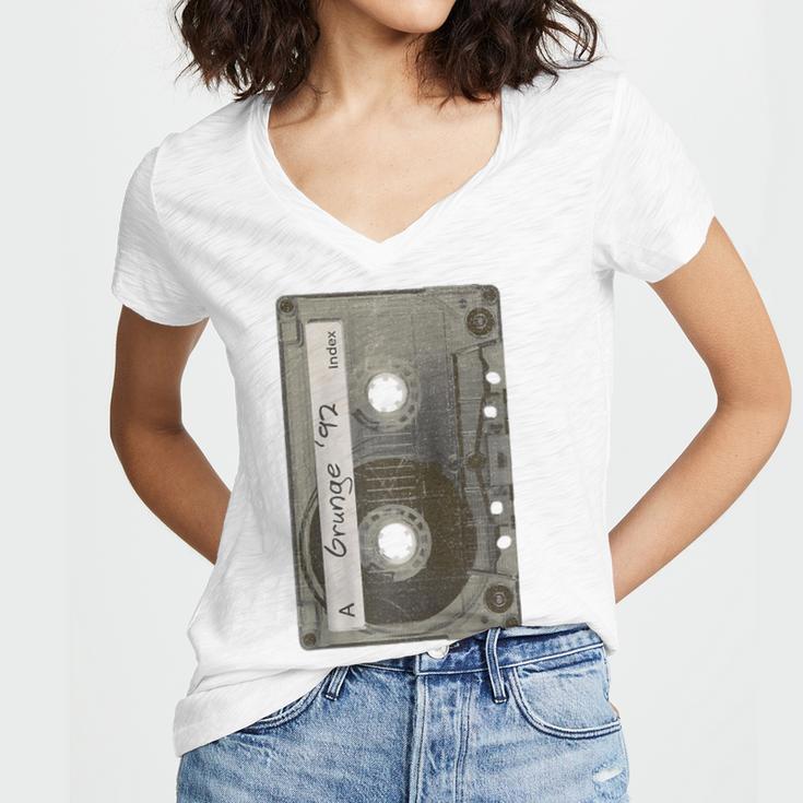 90s MUSIC NOSTALGIA GRAPHIC Raglan Baseball Tee Women's Jersey Short Sleeve Deep V-Neck Tshirt 90s MUSIC NOSTALGIA GRAPHIC Raglan Baseball Tee Women's Jersey Short Sleeve Deep V-Neck Tshirt