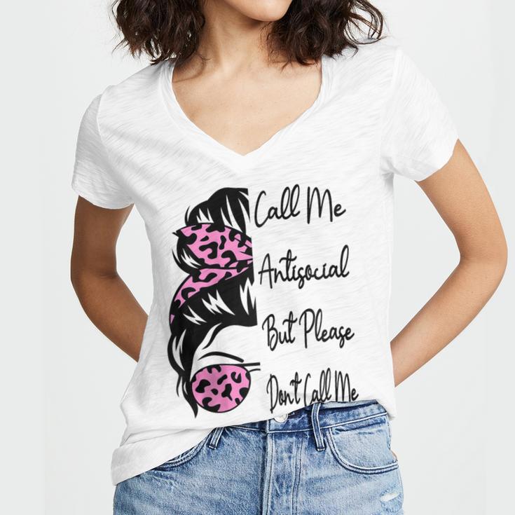 Call Me Antisocial But Please Don't Call Me Introvert Raglan Baseball Tee Women's Jersey Short Sleeve Deep V-Neck Tshirt Call Me Antisocial But Please Don't Call Me Introvert Raglan Baseball Tee Women's Jersey Short Sleeve Deep V-Neck Tshirt
