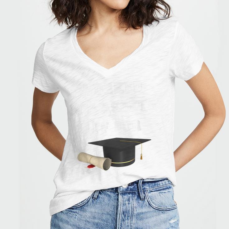 Finance Accounting Graduation Shirt Worked My Assets Off Women's Jersey Short Sleeve Deep V-Neck Tshirt