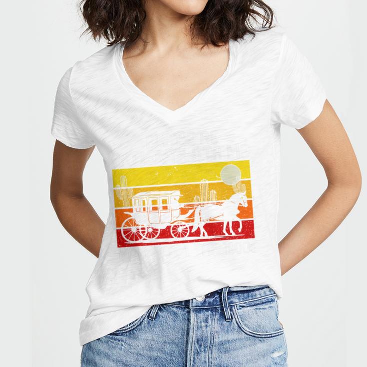 Please Be Patient With Me I'm From The 1900s Vintage Sun Set Premium Women's Jersey Short Sleeve Deep V-Neck Tshirt Please Be Patient With Me I'm From The 1900s Vintage Sun Set Premium Women's Jersey Short Sleeve Deep V-Neck Tshirt
