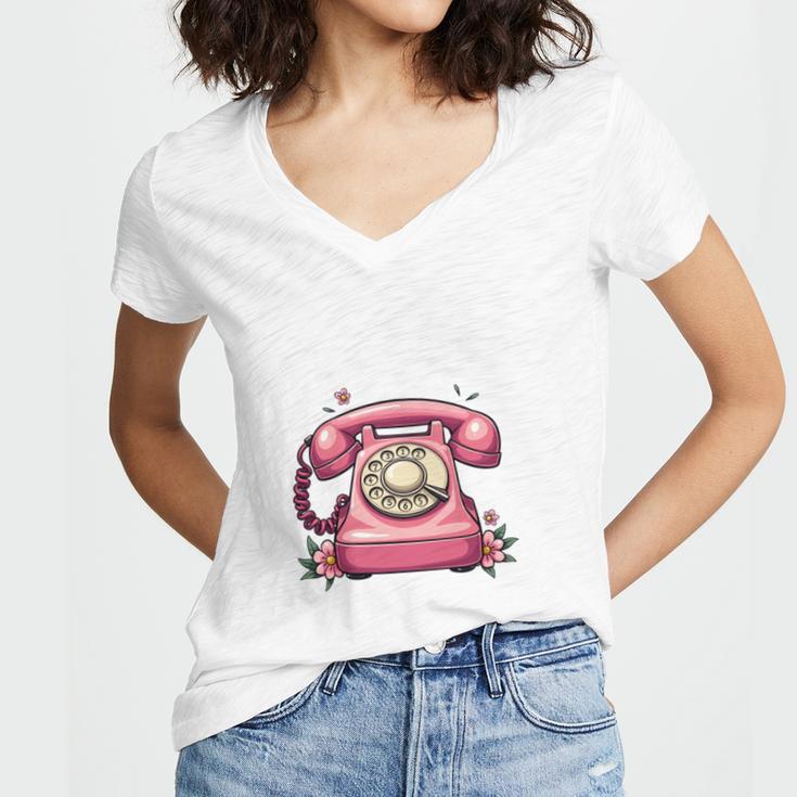 Please Be Patient With Me I'm From The 1900s Women Girl Women's Jersey Short Sleeve Deep V-Neck Tshirt Please Be Patient With Me I'm From The 1900s Women Girl Women's Jersey Short Sleeve Deep V-Neck Tshirt
