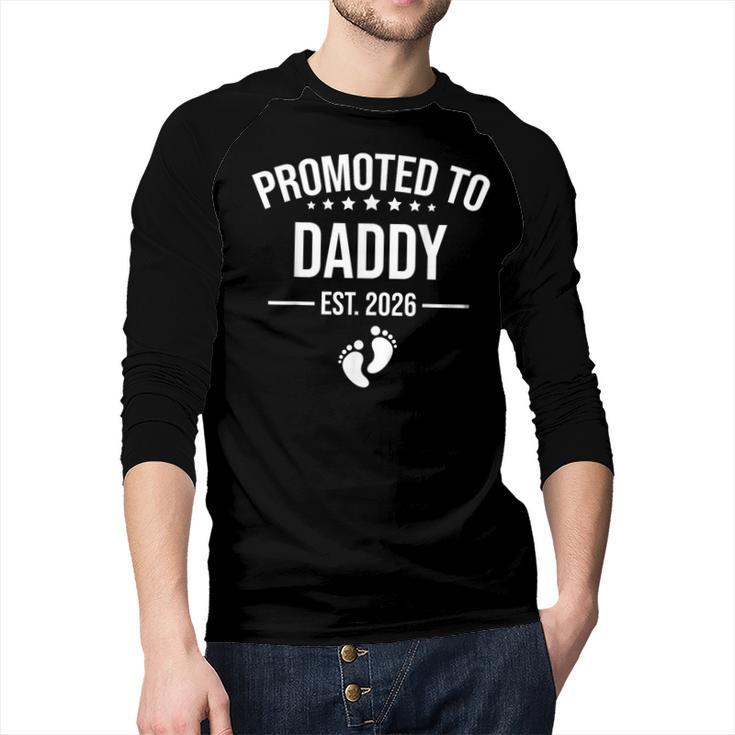 1st Time Dad EST 2026 New Dad New First Fathers Day Men Baseball Raglan Shirt