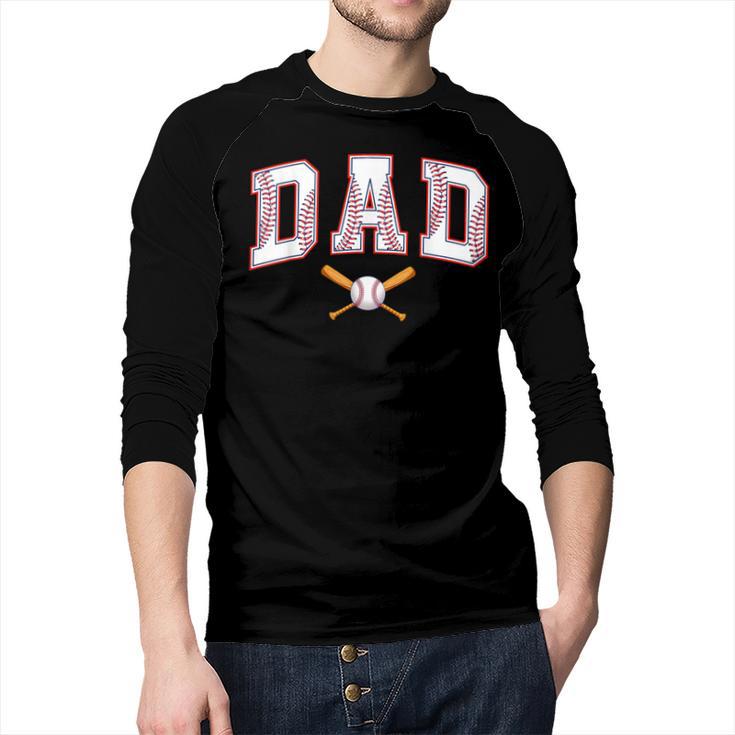 Baseball Dad Shirt Baseball Player Game Day Father's Day Men Baseball Raglan Shirt