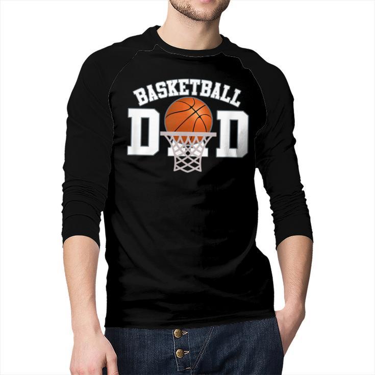 Basketball Dad Men Baseball Raglan Shirt