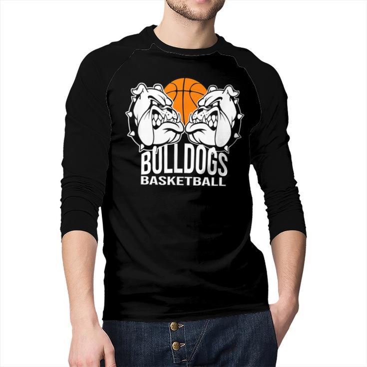 Bulldogs Basketball Shirt Basketball Mom Dad Players Tshirt Men Baseball Raglan Shirt