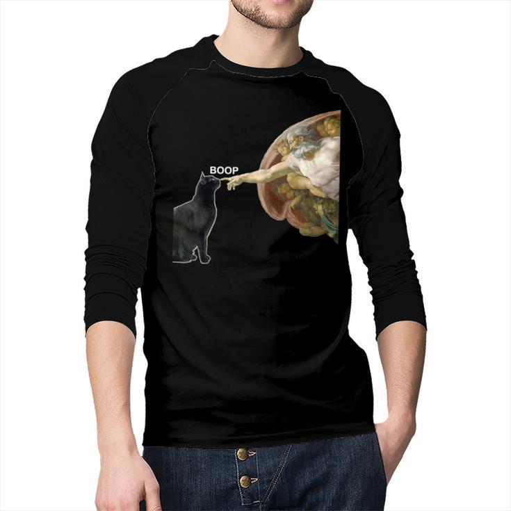Cat Shirts For MenWomen Cat Shirts For Cat DadMom Men Baseball Raglan Shirt
