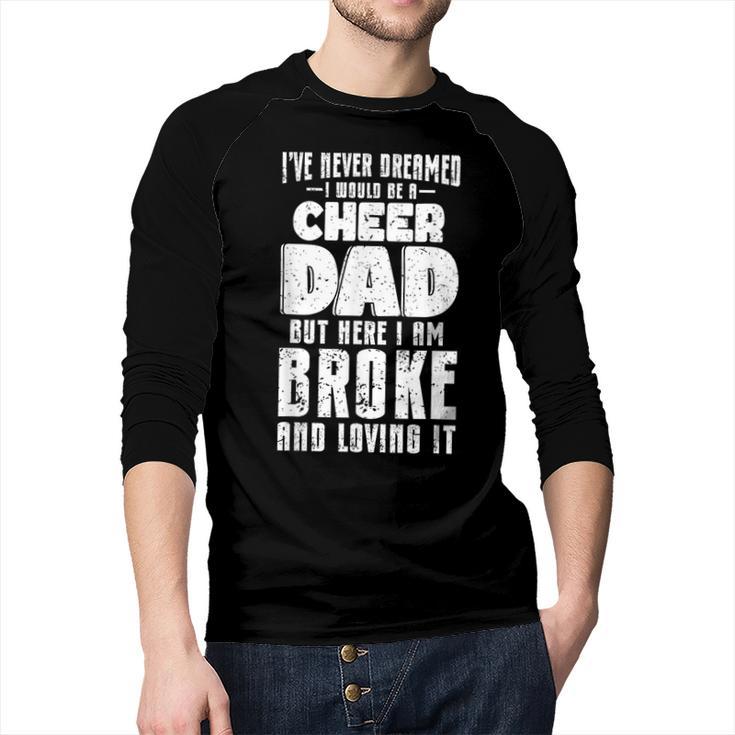 Cheer Dad Men Baseball Raglan Shirt