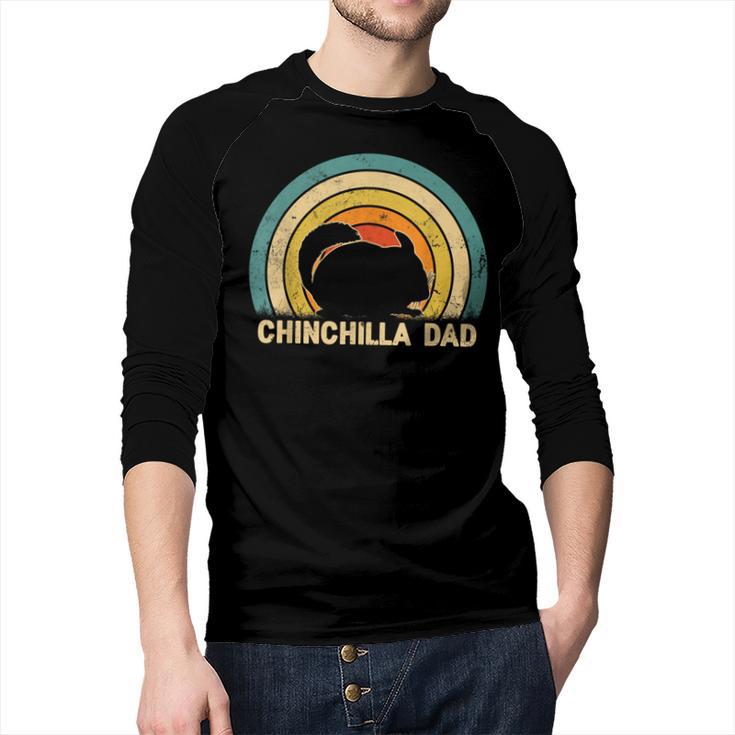 Chinchilla Dad Father's Day Chinchilla Lover Dad Daddy Men Baseball Raglan Shirt