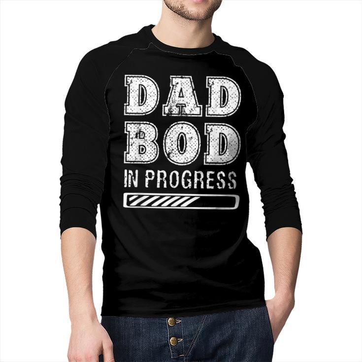 Dad Bod In Progress Men Baseball Raglan Shirt
