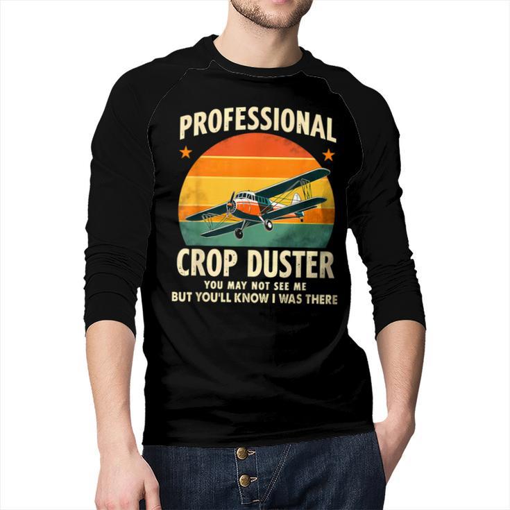 Dad Joke Farter Professional Crop Duster Men Baseball Raglan Shirt