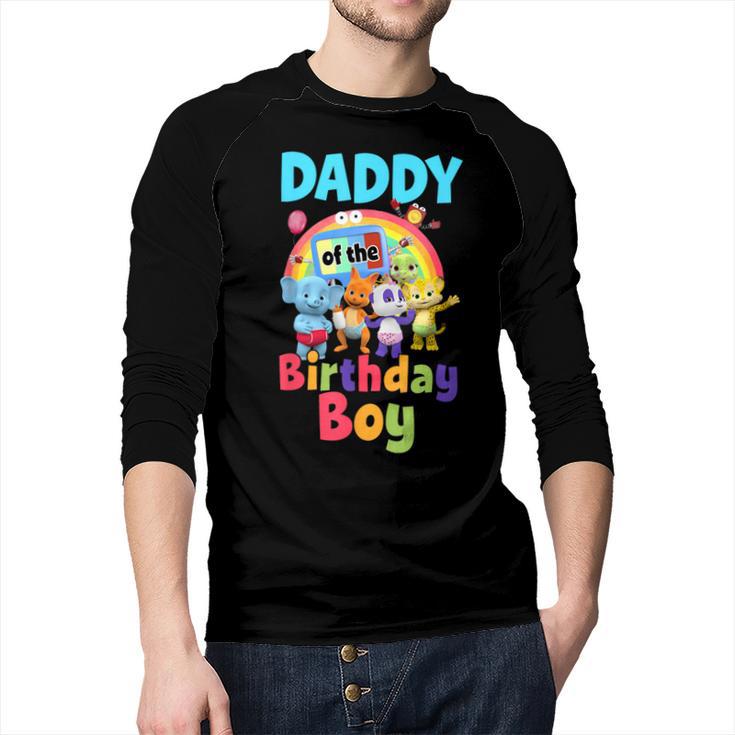 Dad And Mom Daddy Of The Birthday Boy Family Party Decor Men Baseball Raglan Shirt