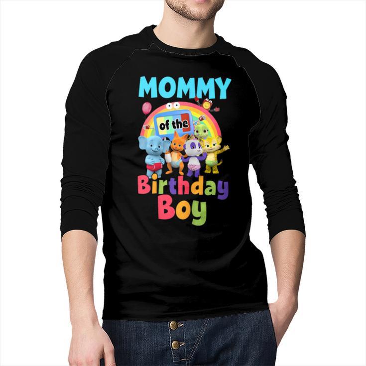 Dad And Mom Mommy Of The Birthday Boy Family Party Decor Men Baseball Raglan Shirt