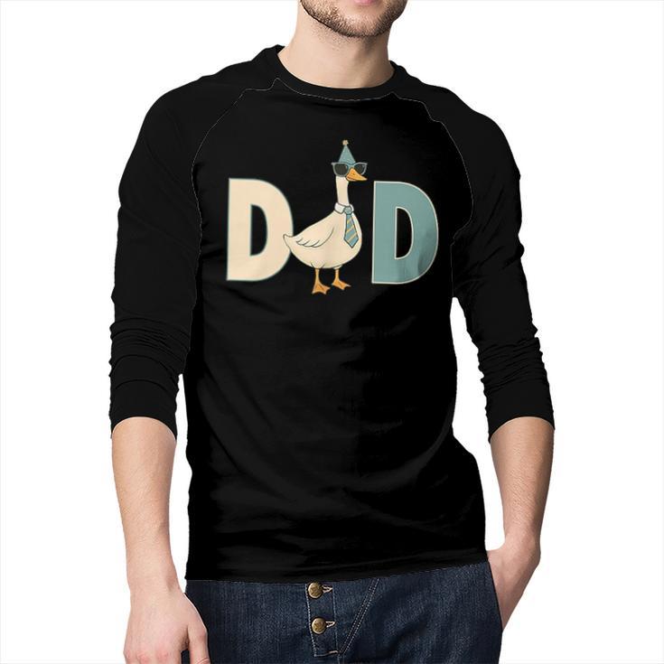 Dad Silly Goose 1st Birthday Family Matching Pocket Men Baseball Raglan Shirt