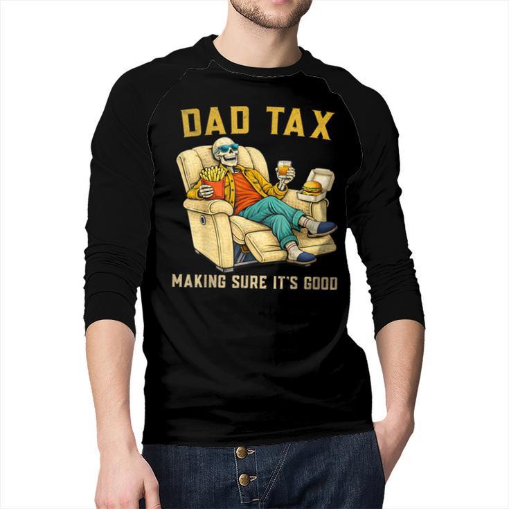 Dad Tax Graphic Tee Fathers Day Men Baseball Raglan Shirt