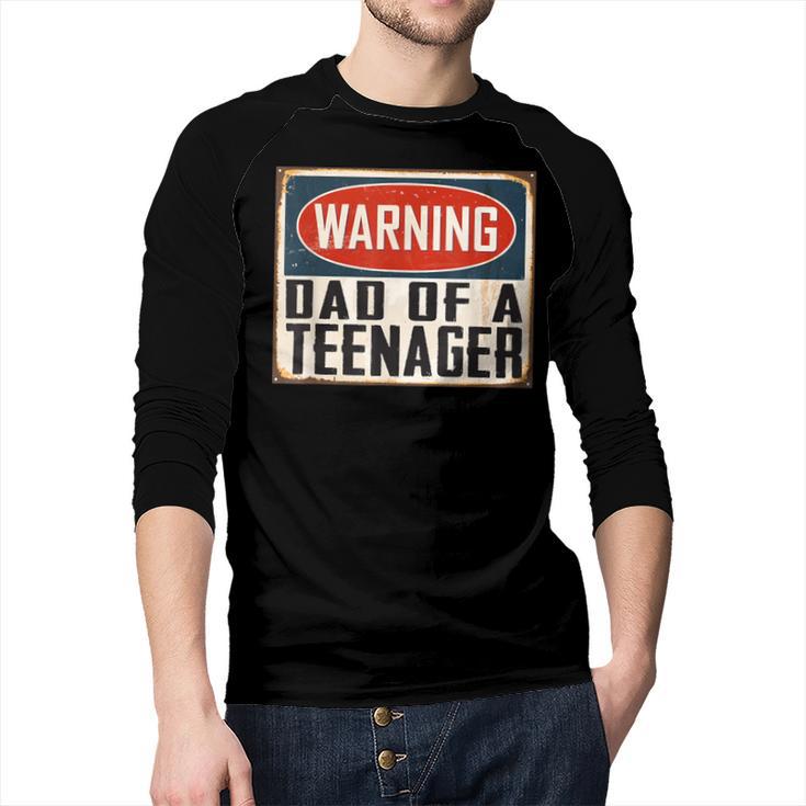 Dad Of a Teenager Official Teenager Matching Men Baseball Raglan Shirt