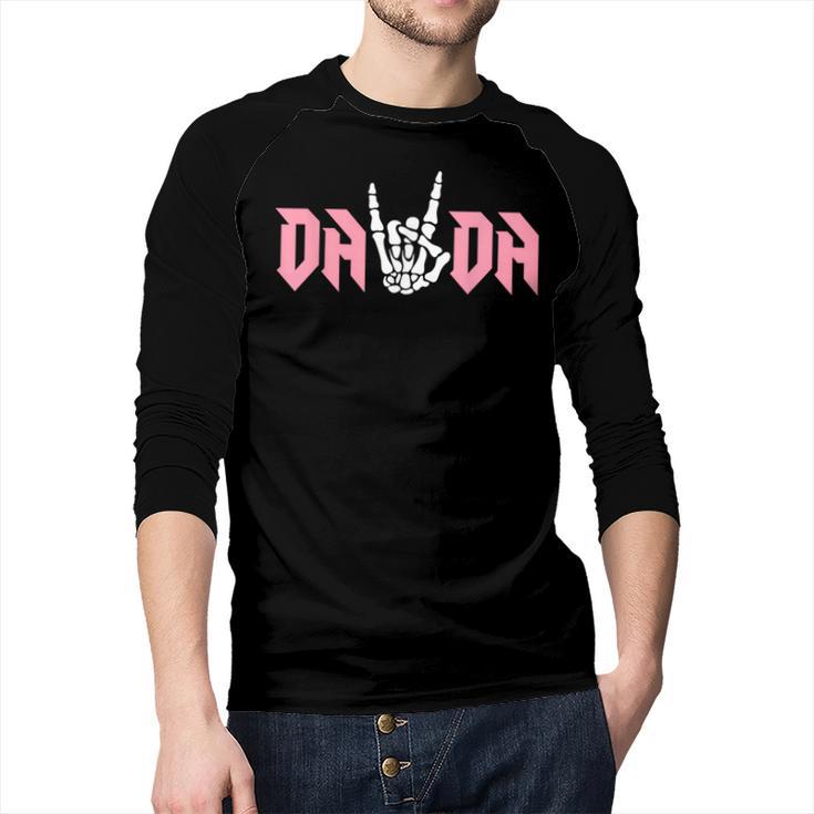 Dada Of The Bad Two The Bone Birthday 2 Years Old Birthday Men Baseball Raglan Shirt