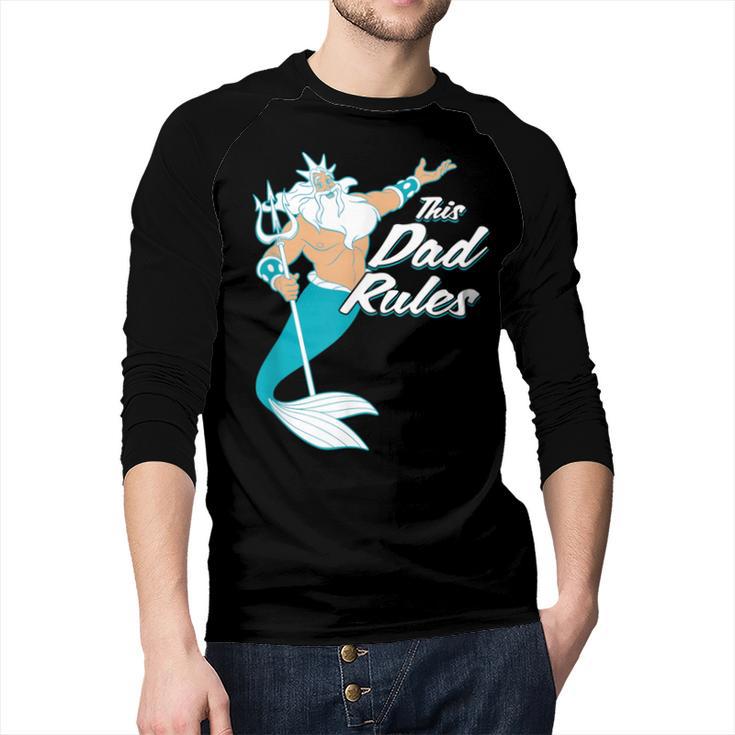 Disney The Little Mermaid King Triton Dad Men Baseball Raglan Shirt