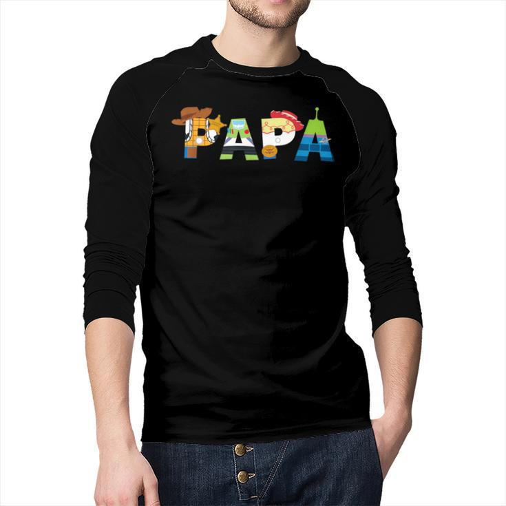 Disney And Pixar’s Toy Story Papa Father’s Day Dad Birthday Men Baseball Raglan Shirt