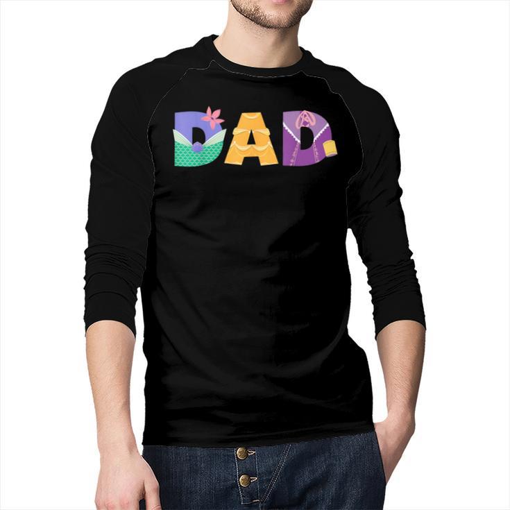 Disney Princess Dad Father’s Day Birthday Men Baseball Raglan Shirt