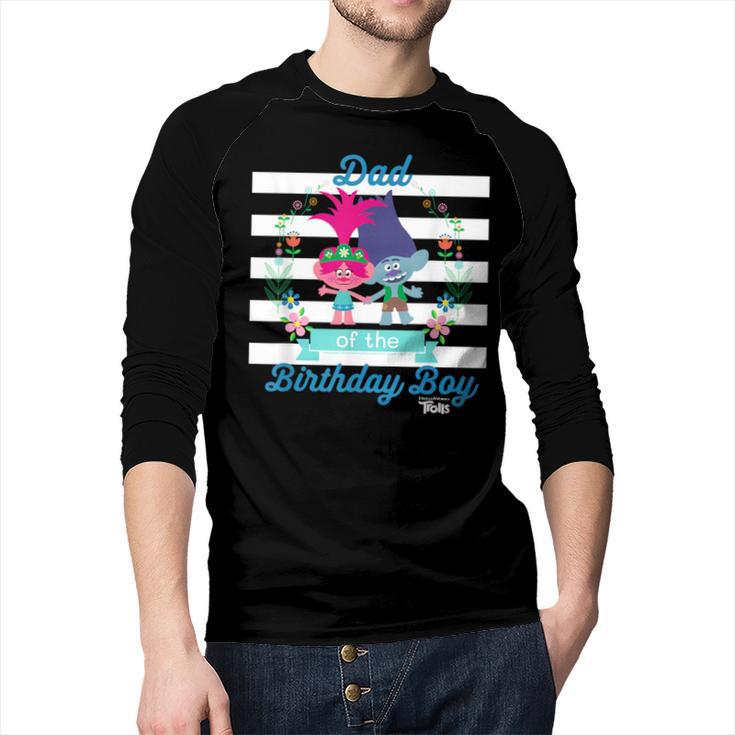 DreamWorks Trolls Dad Of The Birthday Boy Men Baseball Raglan Shirt
