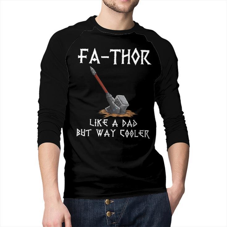 FA-Thor Fathers Day Tshirt Dad Father Men Baseball Raglan Shirt