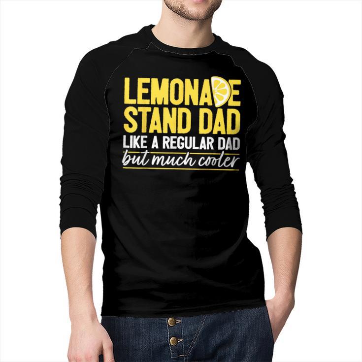 Family Lemonade Stand Dad Men Baseball Raglan Shirt