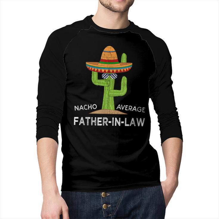Fun Hilarious Dad-In-Law Humor  Father-In-Law Men Baseball Raglan Shirt