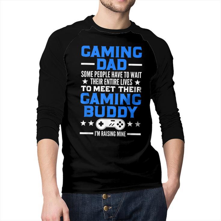 Gamer Video Games Gaming Dad Gaming Men Baseball Raglan Shirt