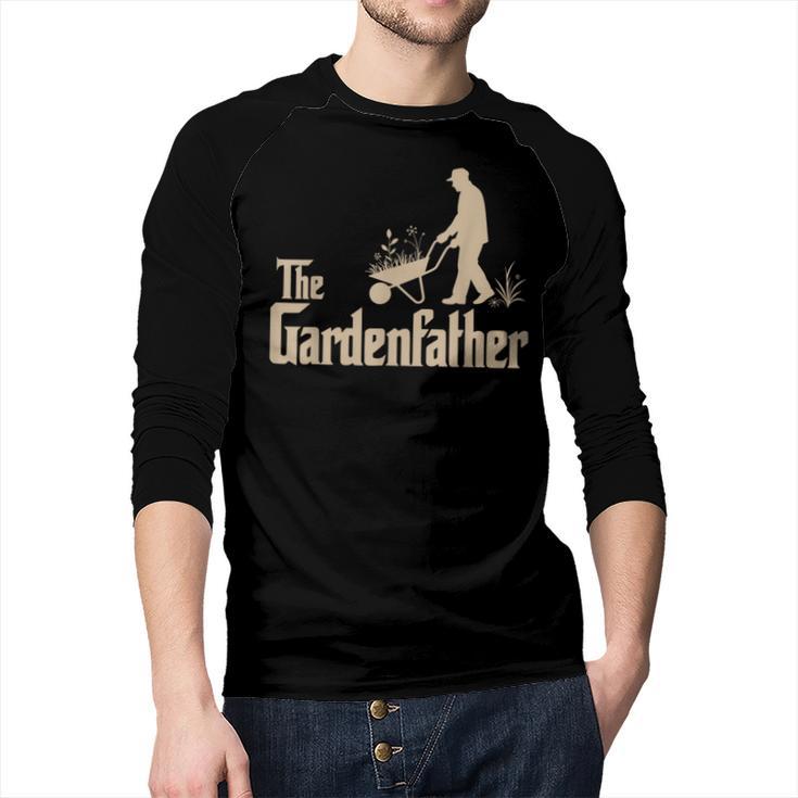 Gardening For Men Gardener Dad The Gardenfather Men Baseball Raglan Shirt