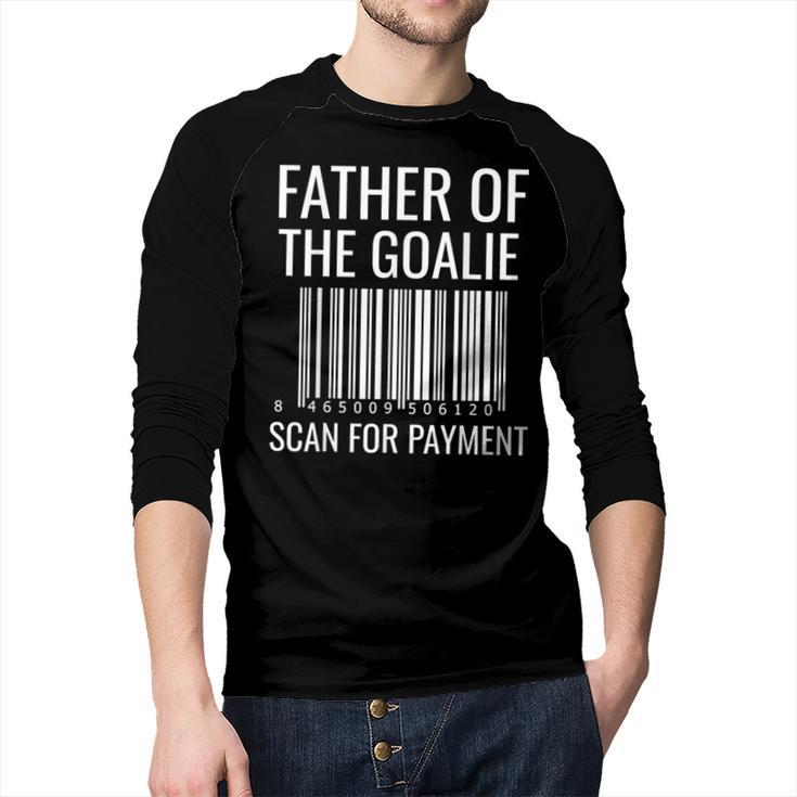 Goalie Dad Shirt Hockey Dad Shirt Hockey Goalie Men Baseball Raglan Shirt