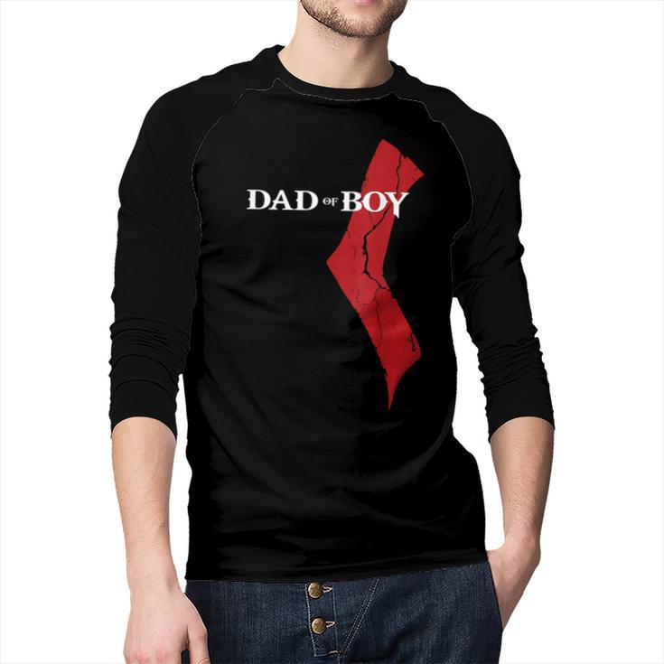 God Of Boy Dad Video Game Tshirt Father's Day Edition Men Baseball Raglan Shirt