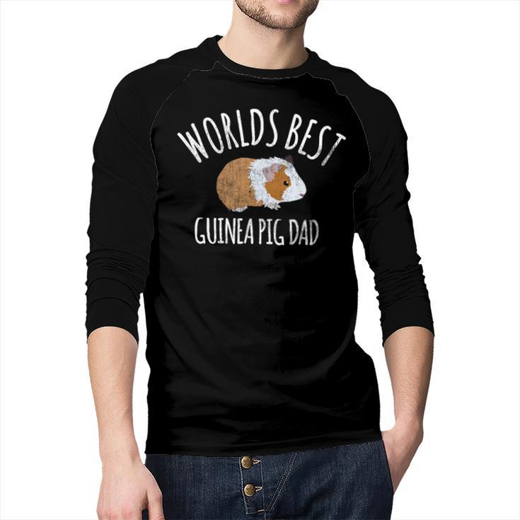 Guinea Pig Apparel Men Boys Worlds Best Guinea Pig Dad Gift Men Baseball Raglan Shirt