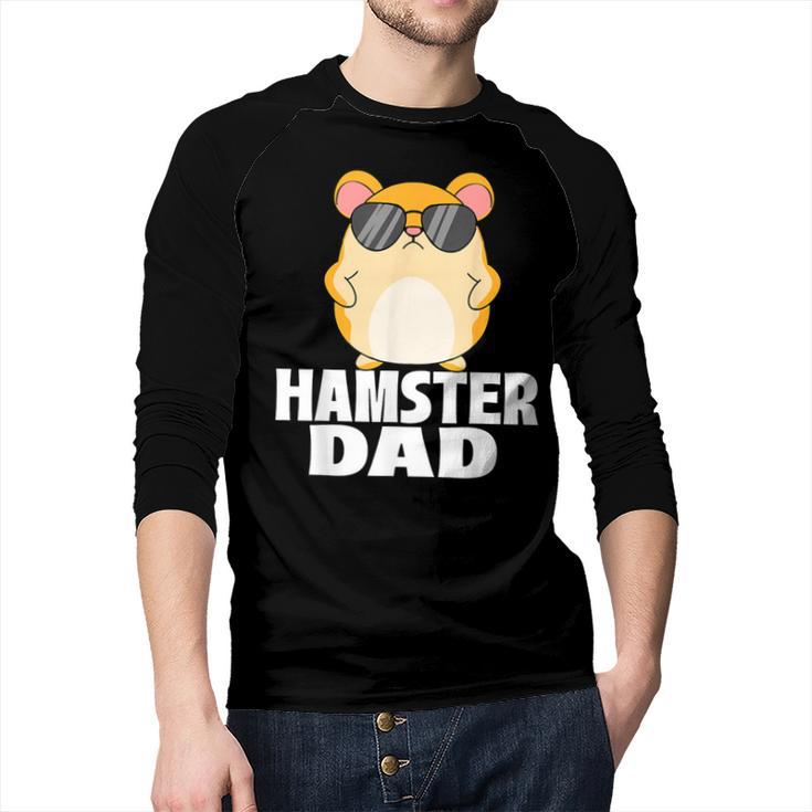 Hamster Dad Father's Day Animal Whisperer Rodent Lover Men Baseball Raglan Shirt