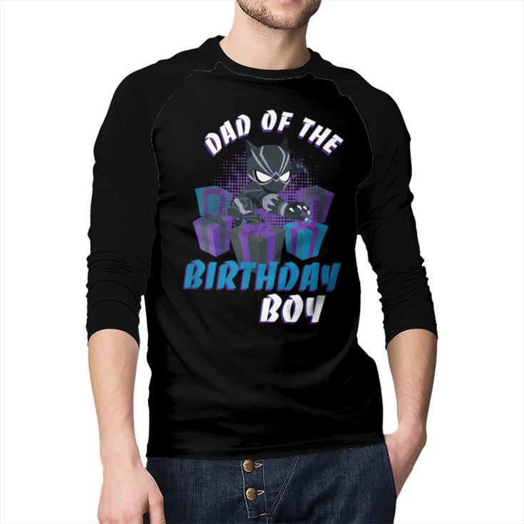 Marvel Panther Family Party Dad Of The Birthday Boy Men Baseball Raglan Shirt