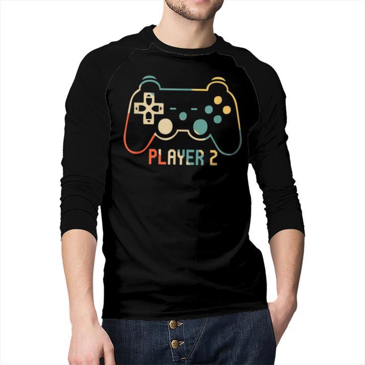 Matching Gamer Tee For Dad Mom & Kids Player 123 Men Baseball Raglan Shirt