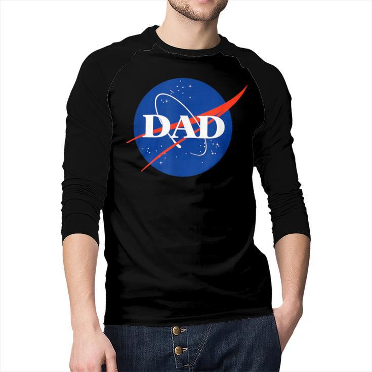 NASA Inspired DAD Meatball Men Baseball Raglan Shirt