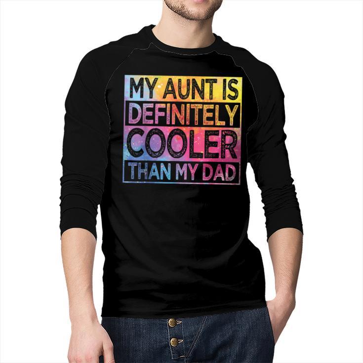 Nephew Niece My Aunt Is Cooler Than My Dad Men Baseball Raglan Shirt