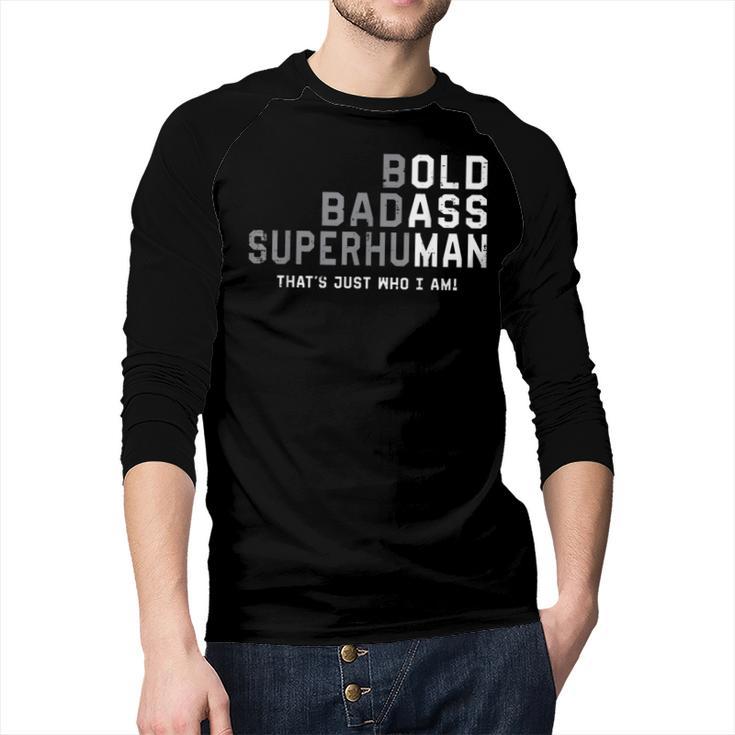 Old Man Saying Gag Fathers Day Birthday Dad Men Men Baseball Raglan Shirt