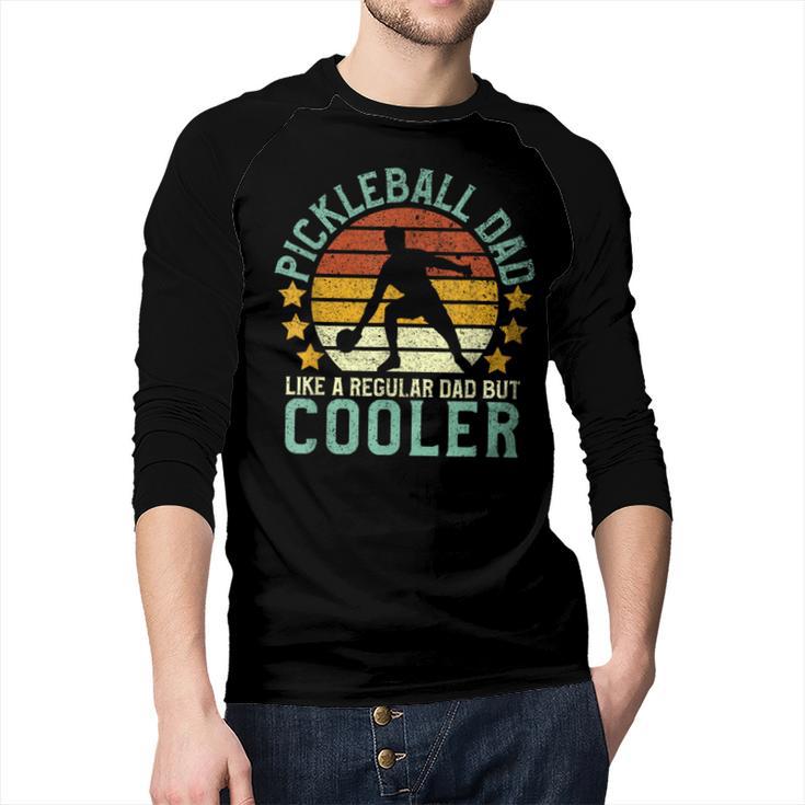 Pickleball Dad Pickleball Player Men Baseball Raglan Shirt