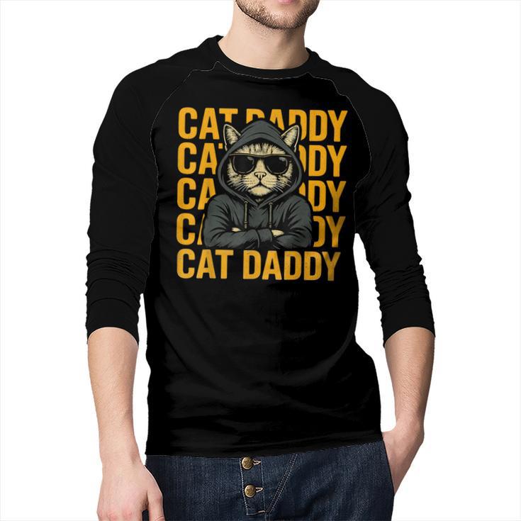 Retro Cat Daddy Style Animal For Men Women Kid Boy Girl Men Baseball Raglan Shirt