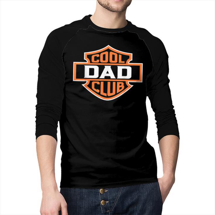 Retro Cool Dad Club Birthday Father's Day For Men Men Baseball Raglan Shirt
