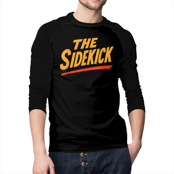 Sidekick Easy Halloween Matching Superhero Costume Dad Mom Men Baseball Raglan Shirt