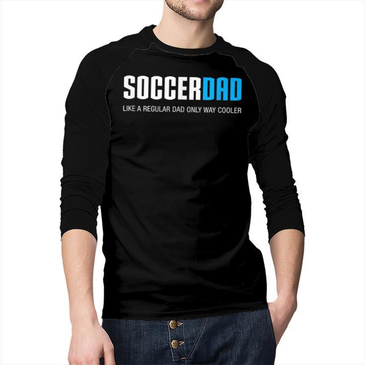 Soccer Dad Cute Men Baseball Raglan Shirt