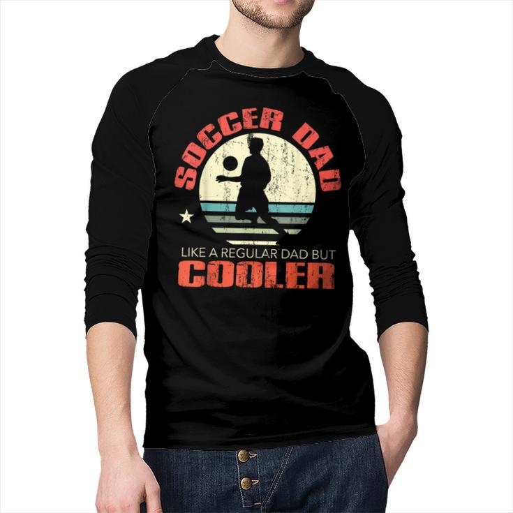 Soccer Dad Player Fan Best For Men Men Baseball Raglan Shirt