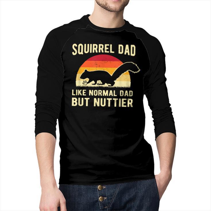 Squirrel Dad Pet Squirrel Owner Squirrel Lover Nuts Men Baseball Raglan Shirt