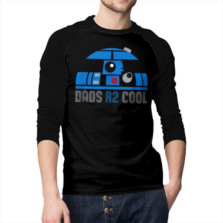 Star Wars Father's Day R2-D2 Dad's R 2 Cool Pun Men Baseball Raglan Shirt