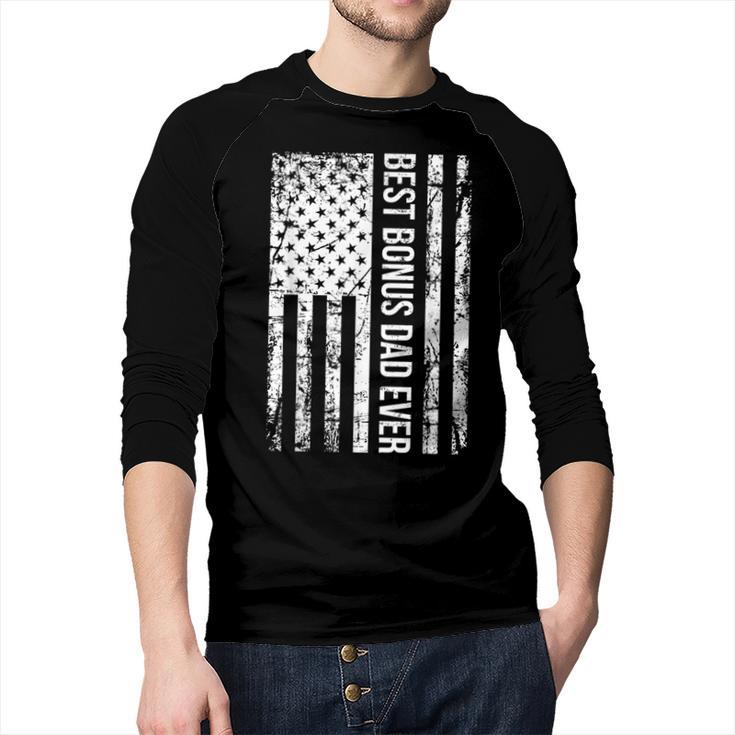 Step Dad Men Baseball Raglan Shirt