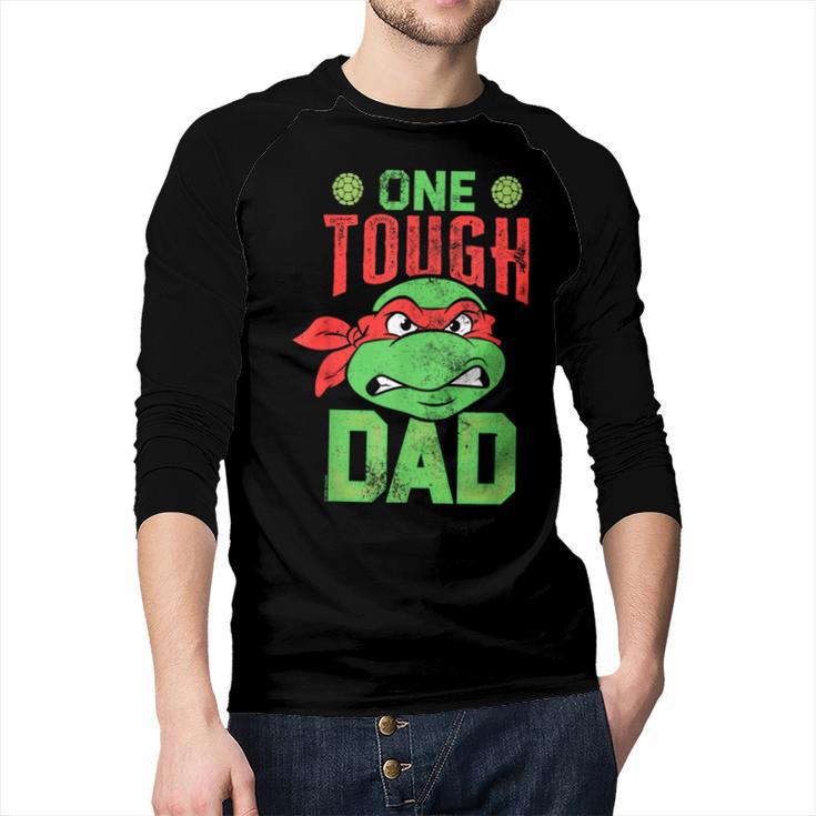 Teenage Mutant Ninja Turtles Father's Day One Tough Dad Men Baseball Raglan Shirt