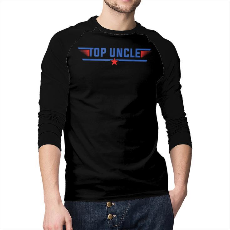 Top Uncle Favorite Best Brother Dad Relatives Niece Nephew Men Baseball Raglan Shirt