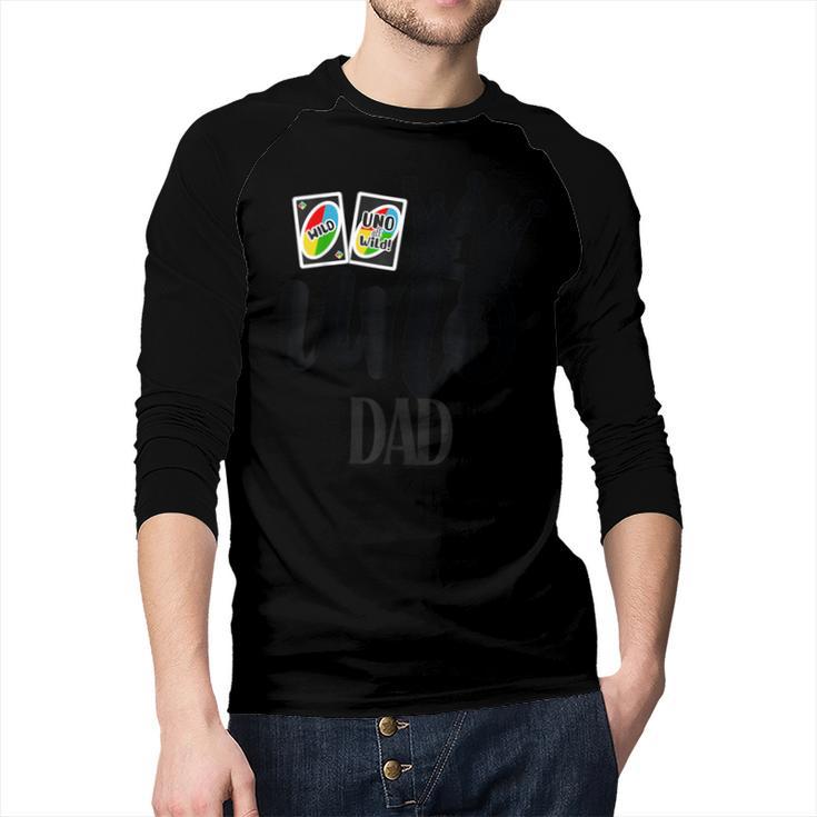 Uno 1st Birthday Dad Men Baseball Raglan Shirt